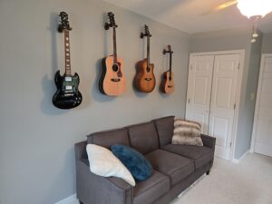Guitar Mount Installation in Shrewsbury